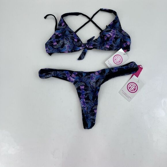AKFit Swimwear two piece bikini Size XS/L - Picture 2 of 11